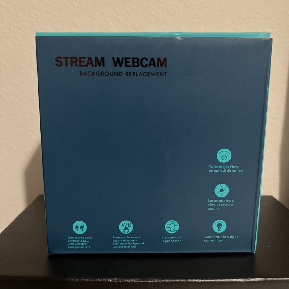 Unzano Stream Webcam Background Replacement FHD 1080P